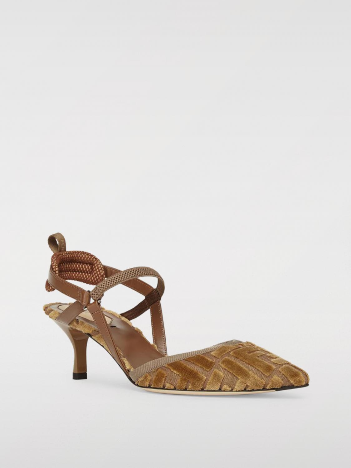 Fendi High heel shoes woman - Brown | 8J8362AOTP | GIGLIO.COM