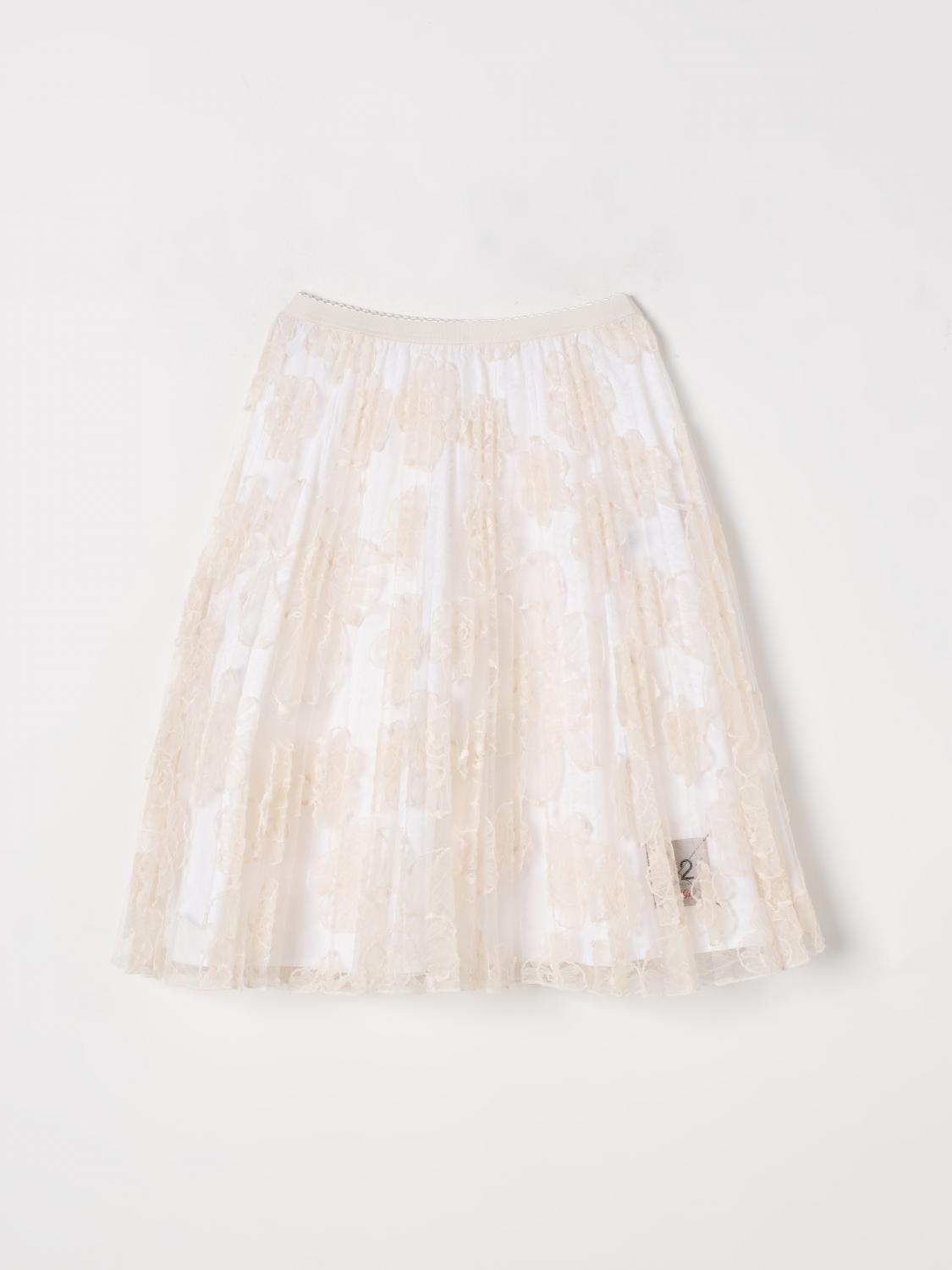 N° 21 SKIRT: Skirt kids N° 21, Champagne - Img 1