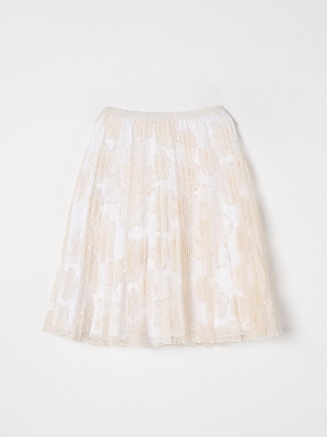 N° 21 SKIRT: Skirt kids N° 21, Champagne - Img 2