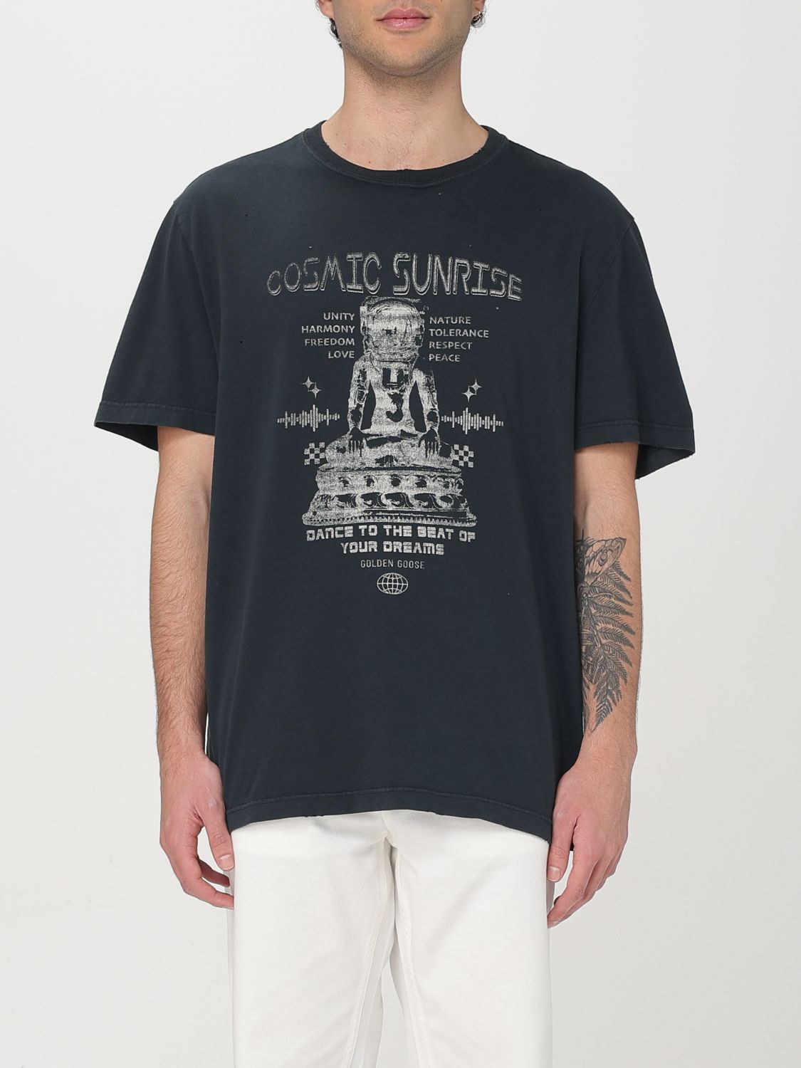 GOLDEN GOOSE T-SHIRT: T-shirt men Golden Goose, Black - Img 1