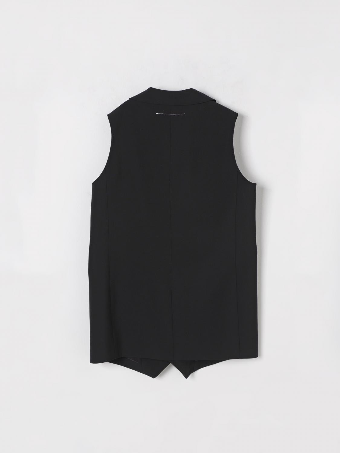 MM6 MAISON MARGIELA GILET: Veste enfant Mm6 Maison Margiela, Noir - Img 2