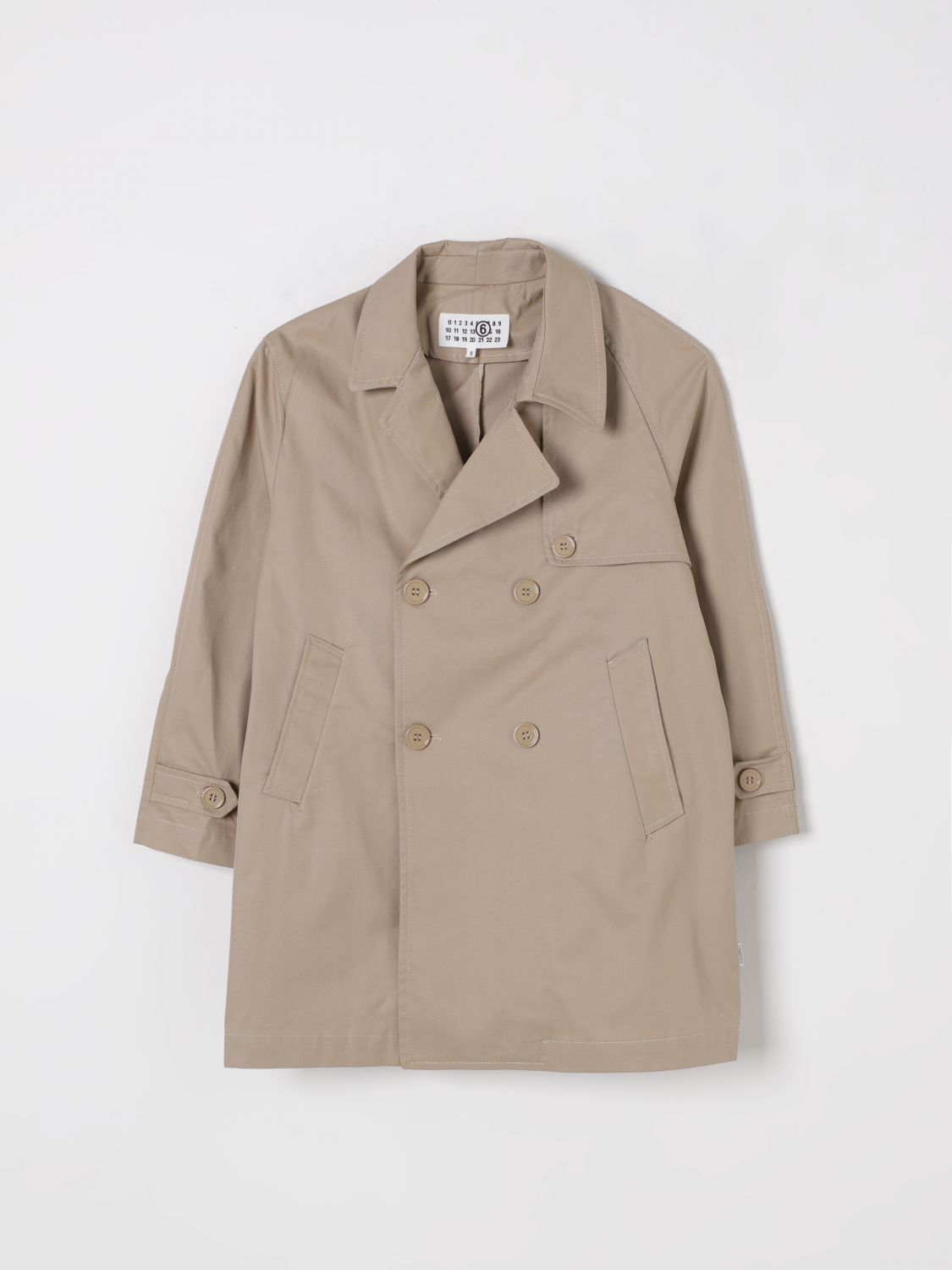 MM6 MAISON MARGIELA JACKET: Jacket kids Mm6 Maison Margiela, Beige - Img 1