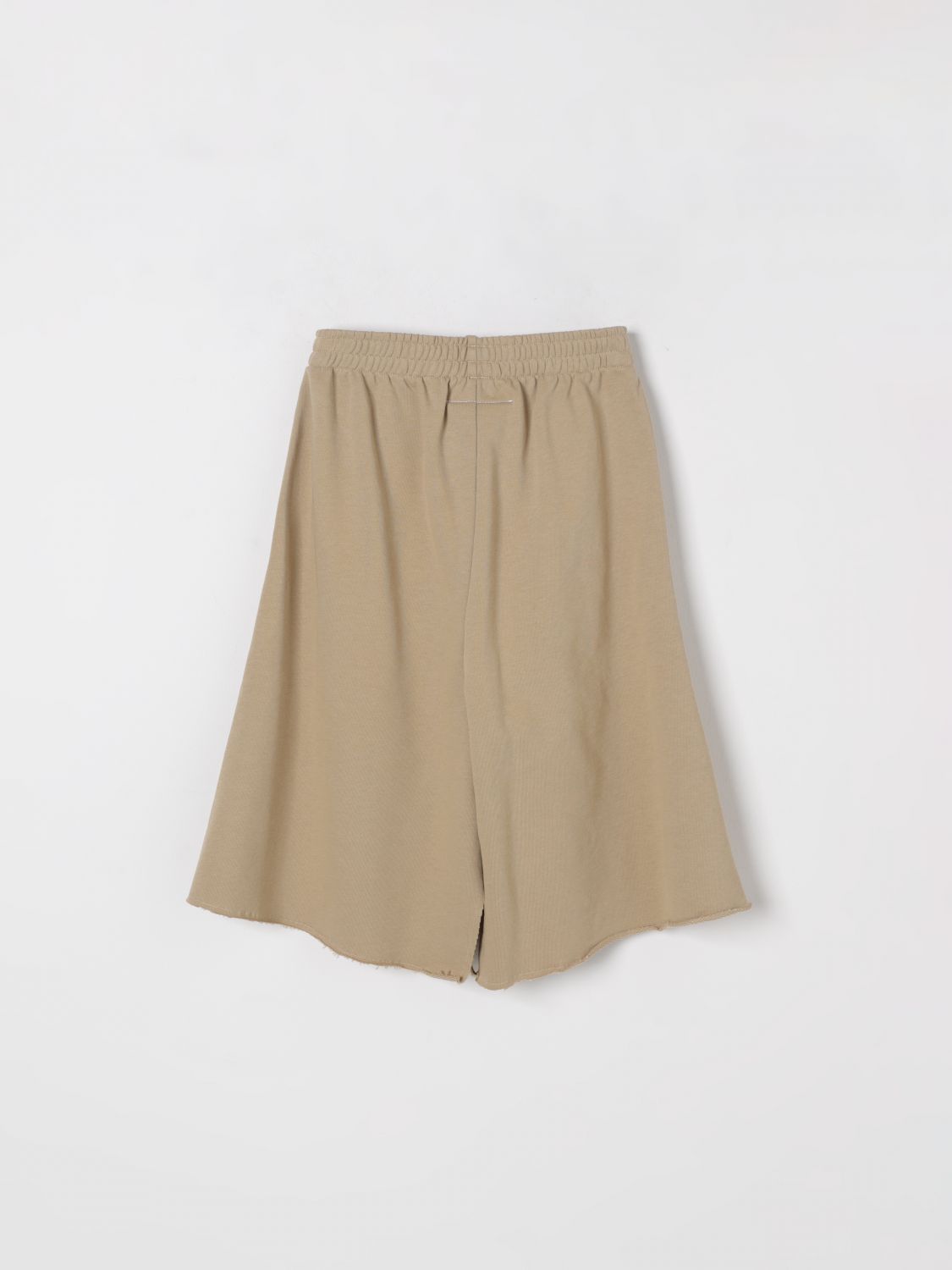 MM6 MAISON MARGIELA PANTALONCINO: Pantalone in cotone Mm6 Maison Margiela, Beige - Img 2