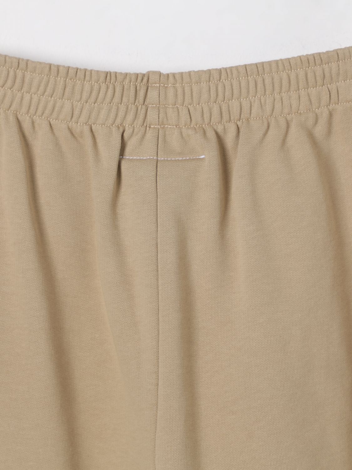 MM6 MAISON MARGIELA PANTALONCINO: Pantalone in cotone Mm6 Maison Margiela, Beige - Img 3