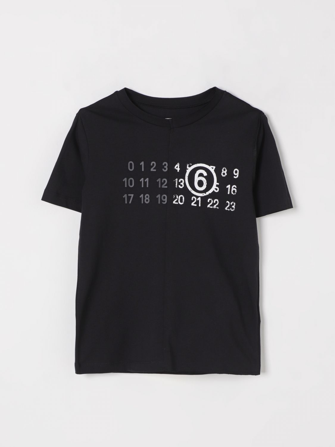 MM6 MAISON MARGIELA CAMISETA: Camiseta niños Mm6 Maison Margiela, Negro - Img 1