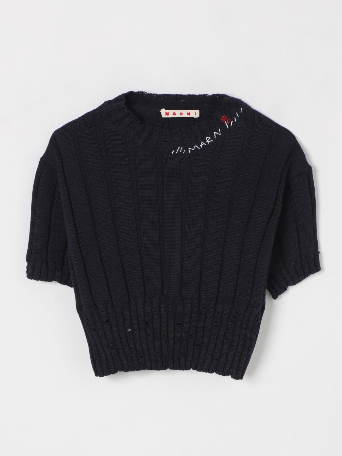 MARNI SWEATER: Sweater kids Marni, Blue - Img 1