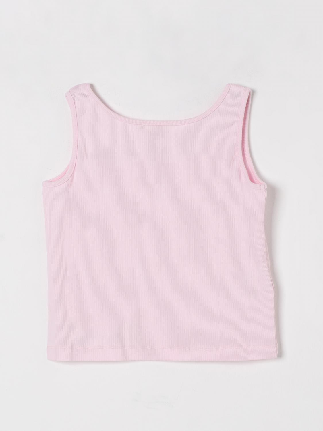 MARNI T-SHIRT: Canotta in cotone con logo Marni, Rosa - Img 2