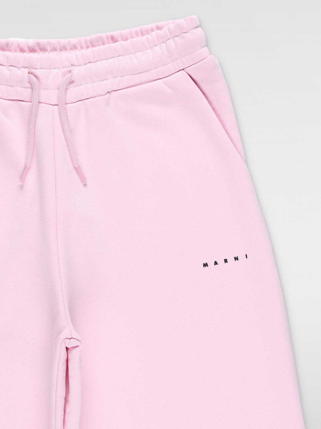 MARNI HOSE: Marni Baumwoll-Jogginghose mit Mini-Logo, Pink - Img 3