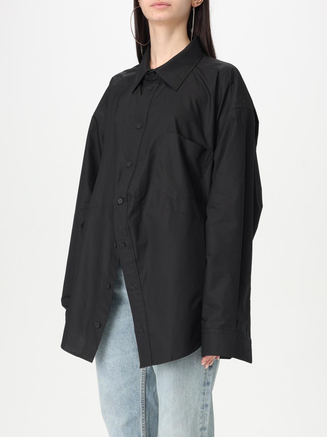 BALENCIAGA CAMICIA: Camicia Balenciaga in popeline di cotone , Nero - Img 4