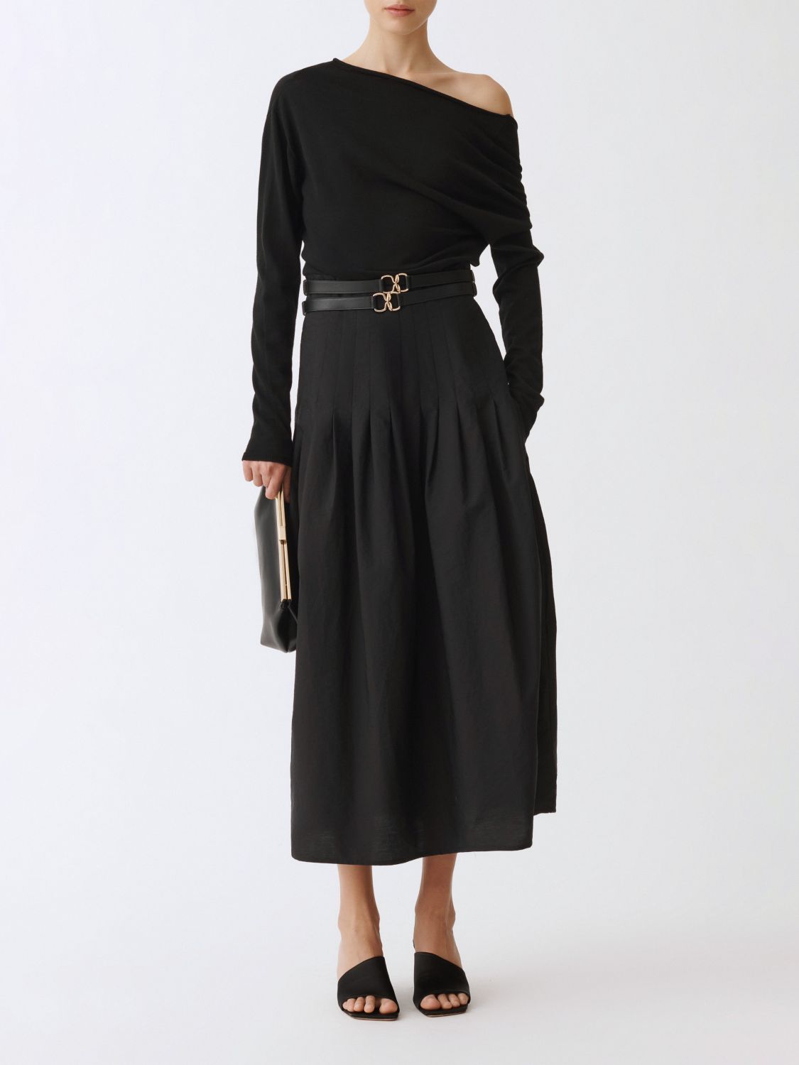 FABIANA FILIPPI DRESS: Dress woman Fabiana Filippi, Black - Img 2