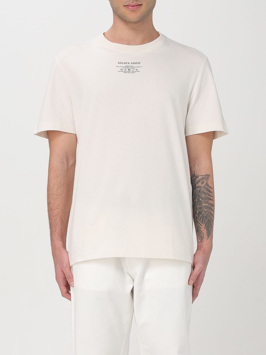 GOLDEN GOOSE T-SHIRT: T-shirt men Golden Goose, White - Img 1