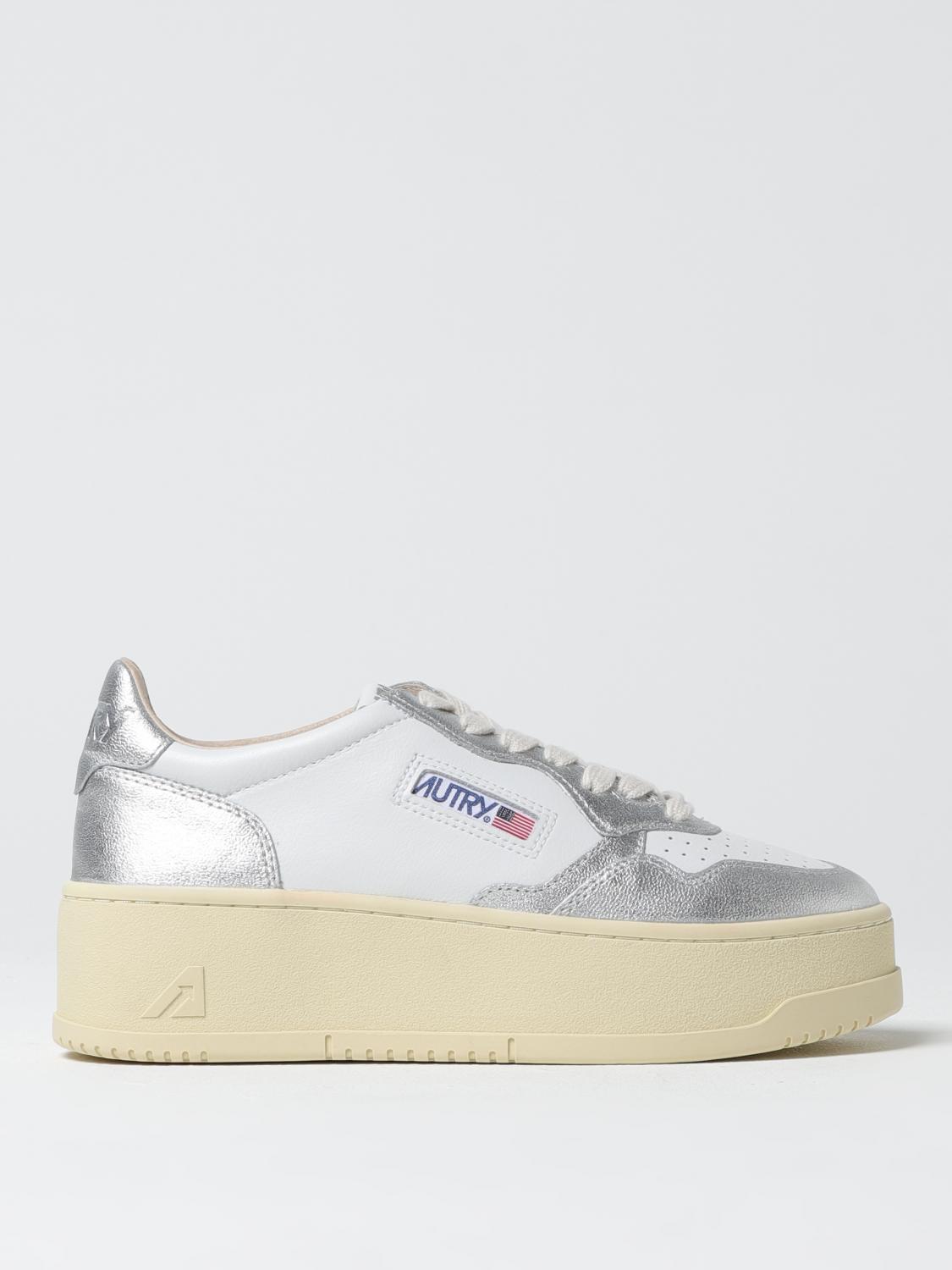 AUTRY SNEAKERS: Sneakers Medalist Platform Autry in pelle, Bianco - Img 1