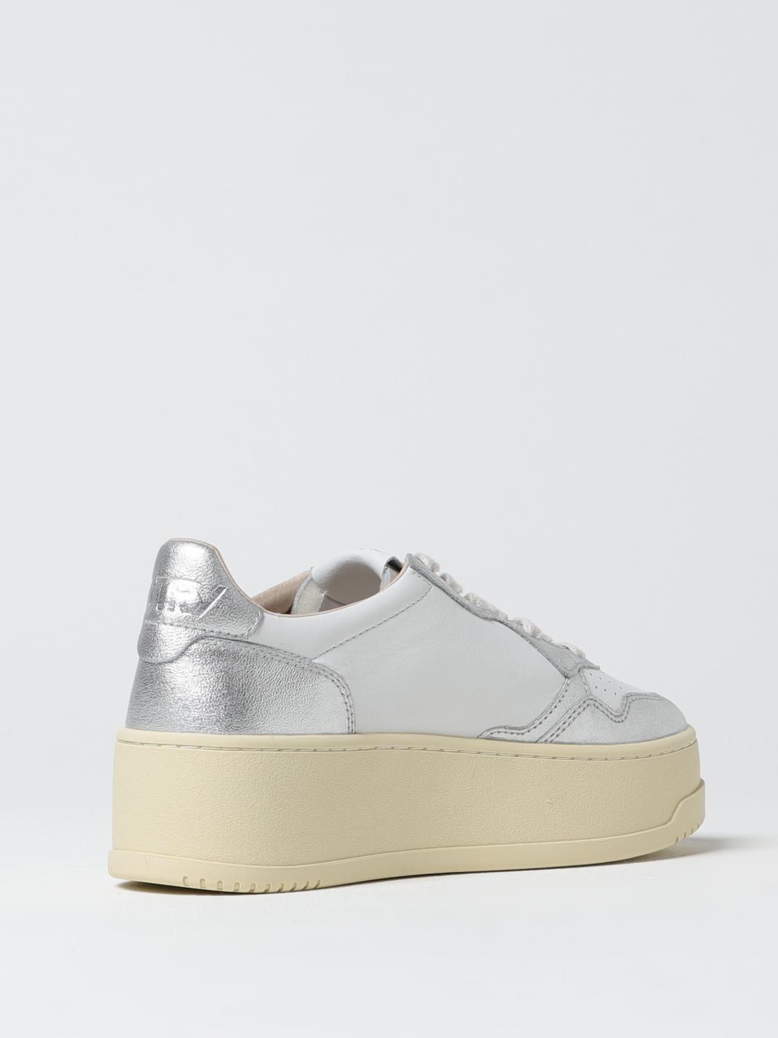 AUTRY SNEAKERS: Sneakers Medalist Platform Autry in pelle, Bianco - Img 3