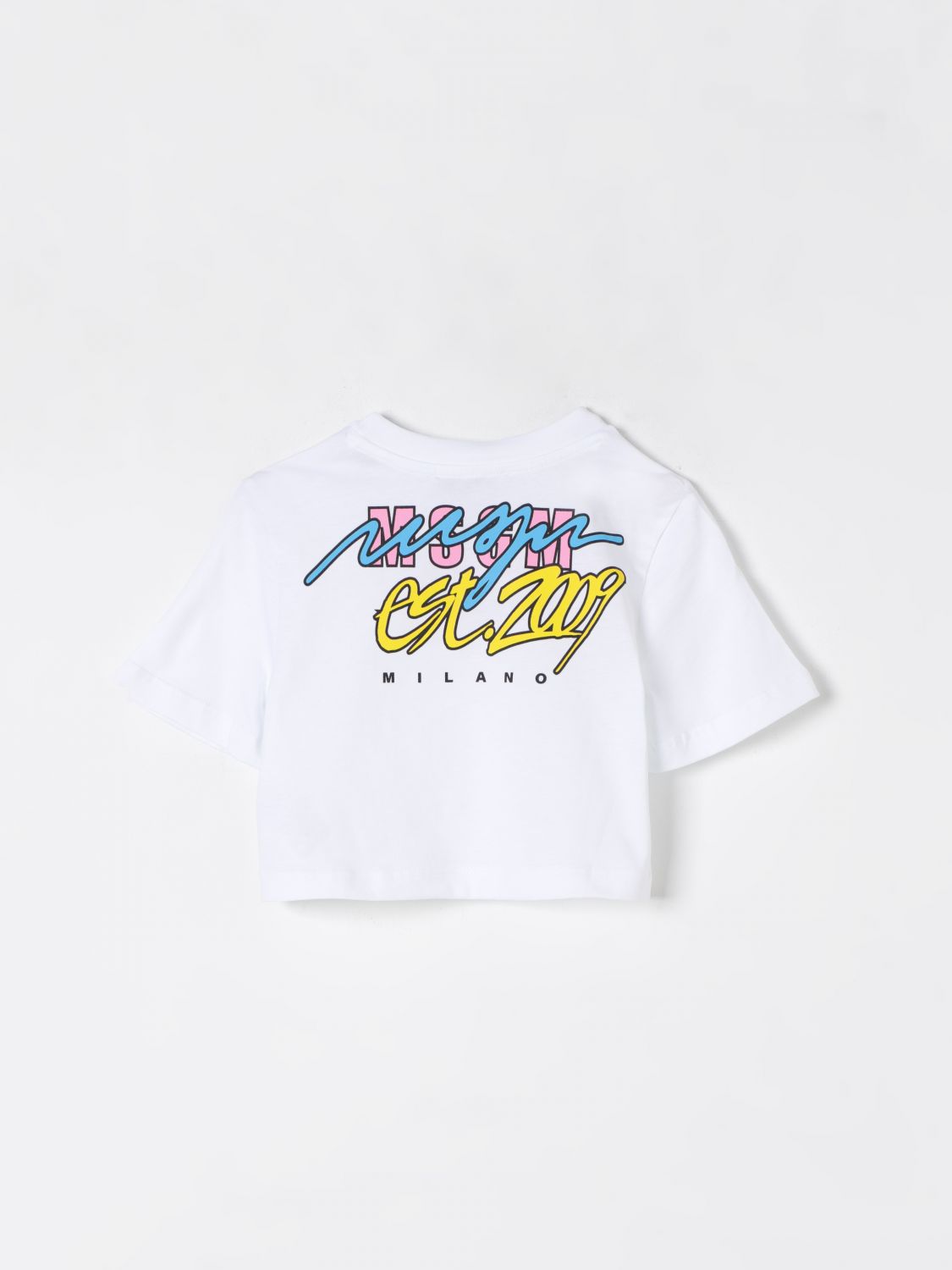 MSGM KIDS T-SHIRT: T-shirt enfant MSGM Kids, Blanc - Img 2