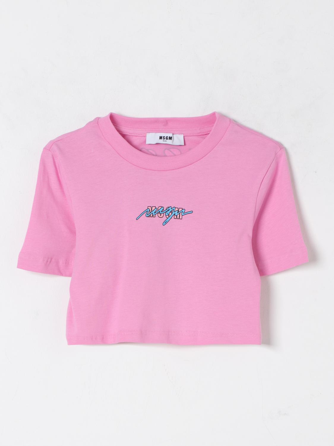 MSGM KIDS Tシャツ: Tシャツ ボーイ MSGM Kids, ピンク - Img 1