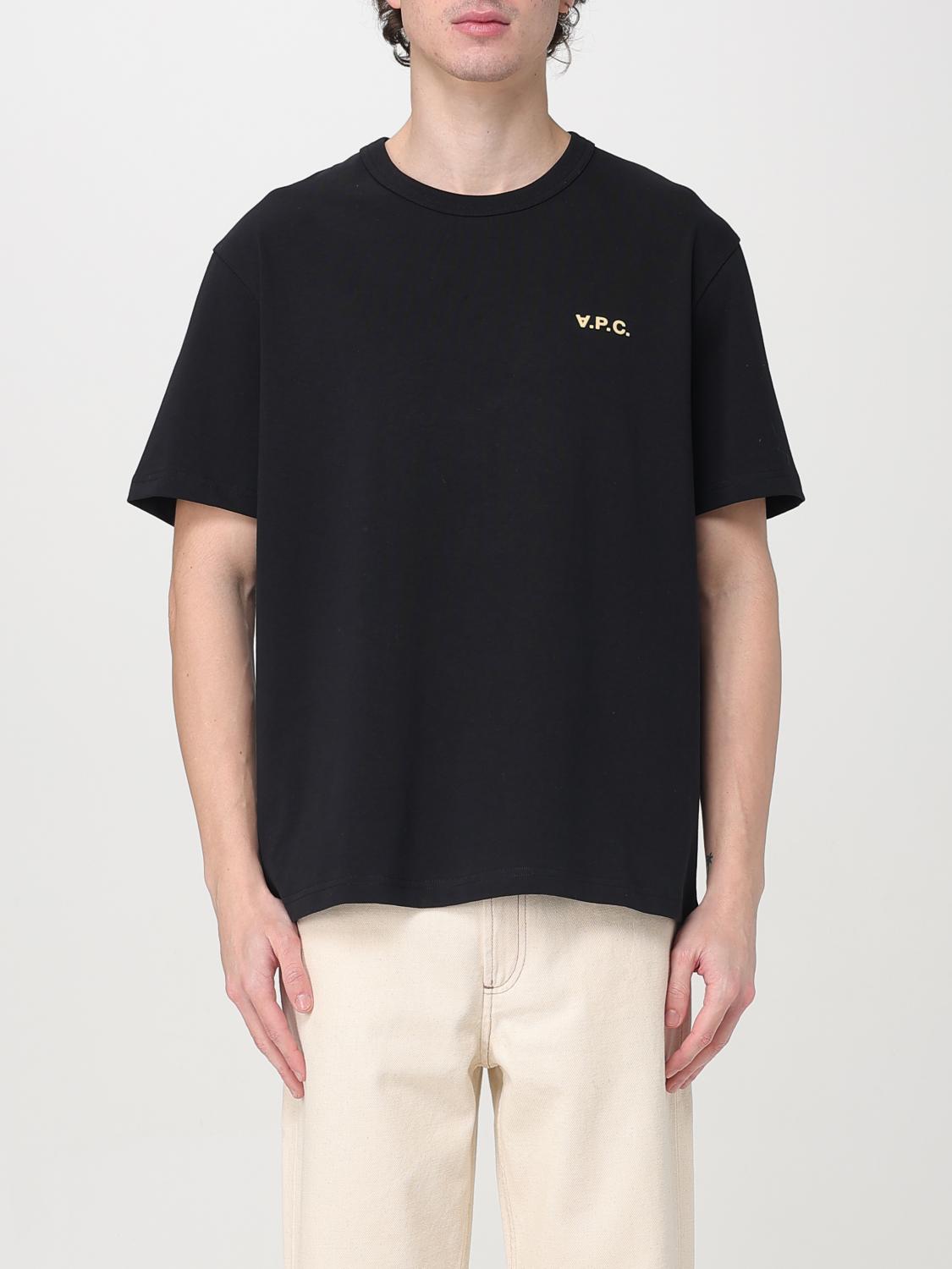 A.P.C. T-SHIRT: T-shirt men A.P.C., Black - Img 1