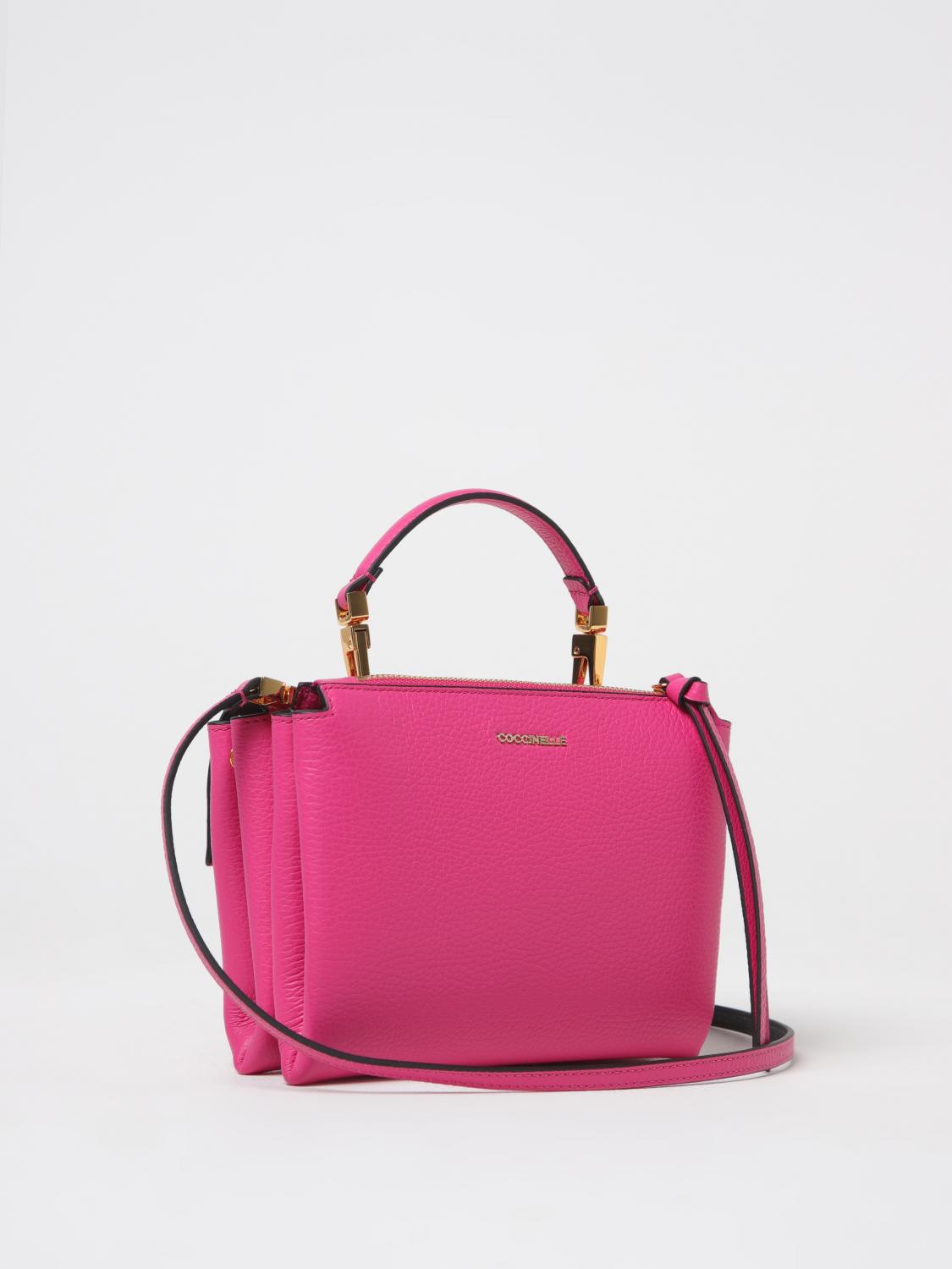 COCCINELLE BORSA MINI: Borsa Arlettis Coccinelle in pelle a grana , Fuxia - Img 2