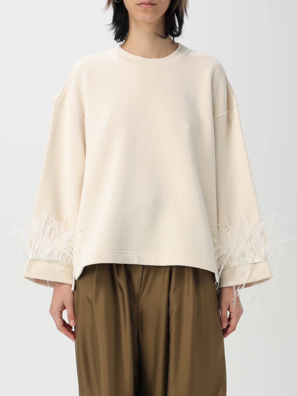 PHILOSOPHY DI LORENZO SERAFINI SWEATSHIRT: Sweatshirt woman Philosophy Di Lorenzo Serafini, Ivory - Img 1