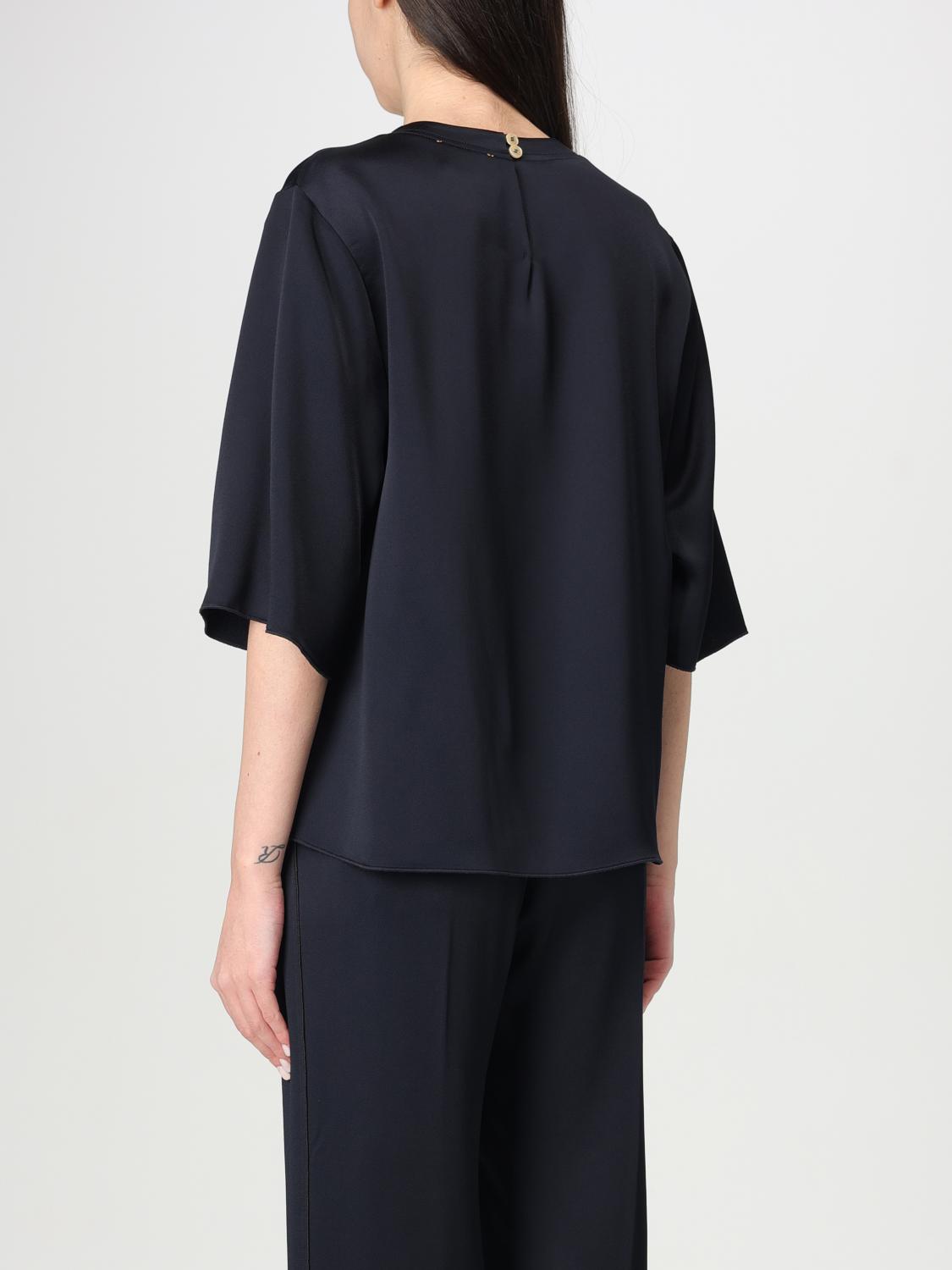 FORTE FORTE TOP: Jersey mujer Forte Forte, Azul Oscuro - Img 3