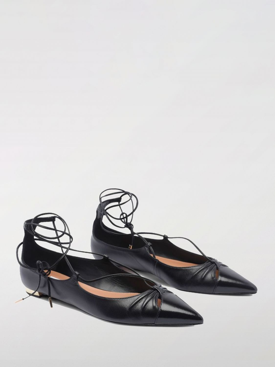 AQUAZZURA BALLET FLATS: Ballet flats woman Aquazzura, Black - Img 2