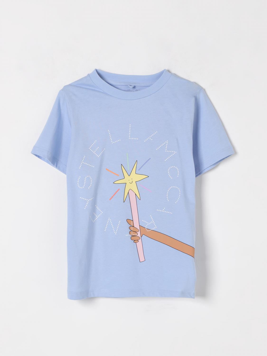 STELLA MCCARTNEY KIDS T-SHIRT: T-shirt kinder Stella McCartney Kids, Hellblau - Img 1