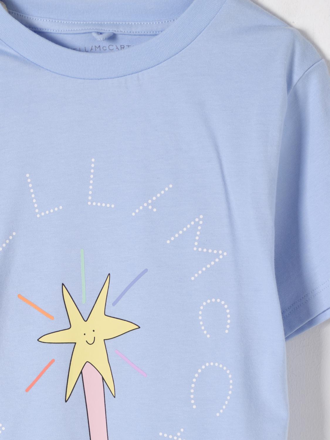 STELLA MCCARTNEY KIDS T-SHIRT: T-shirt kinder Stella McCartney Kids, Hellblau - Img 3