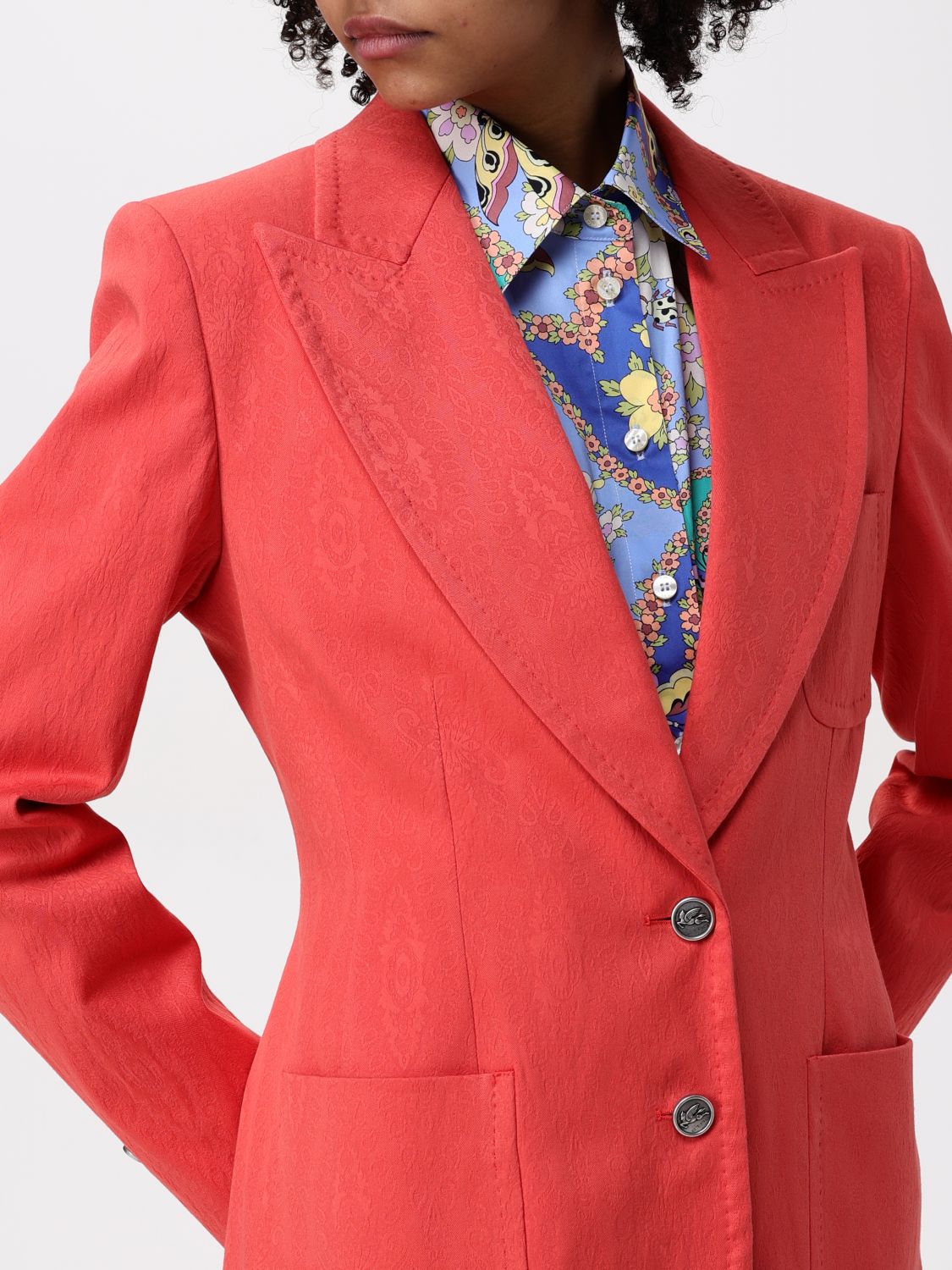 ETRO BLAZER: Blazer woman Etro, Coral - Img 5