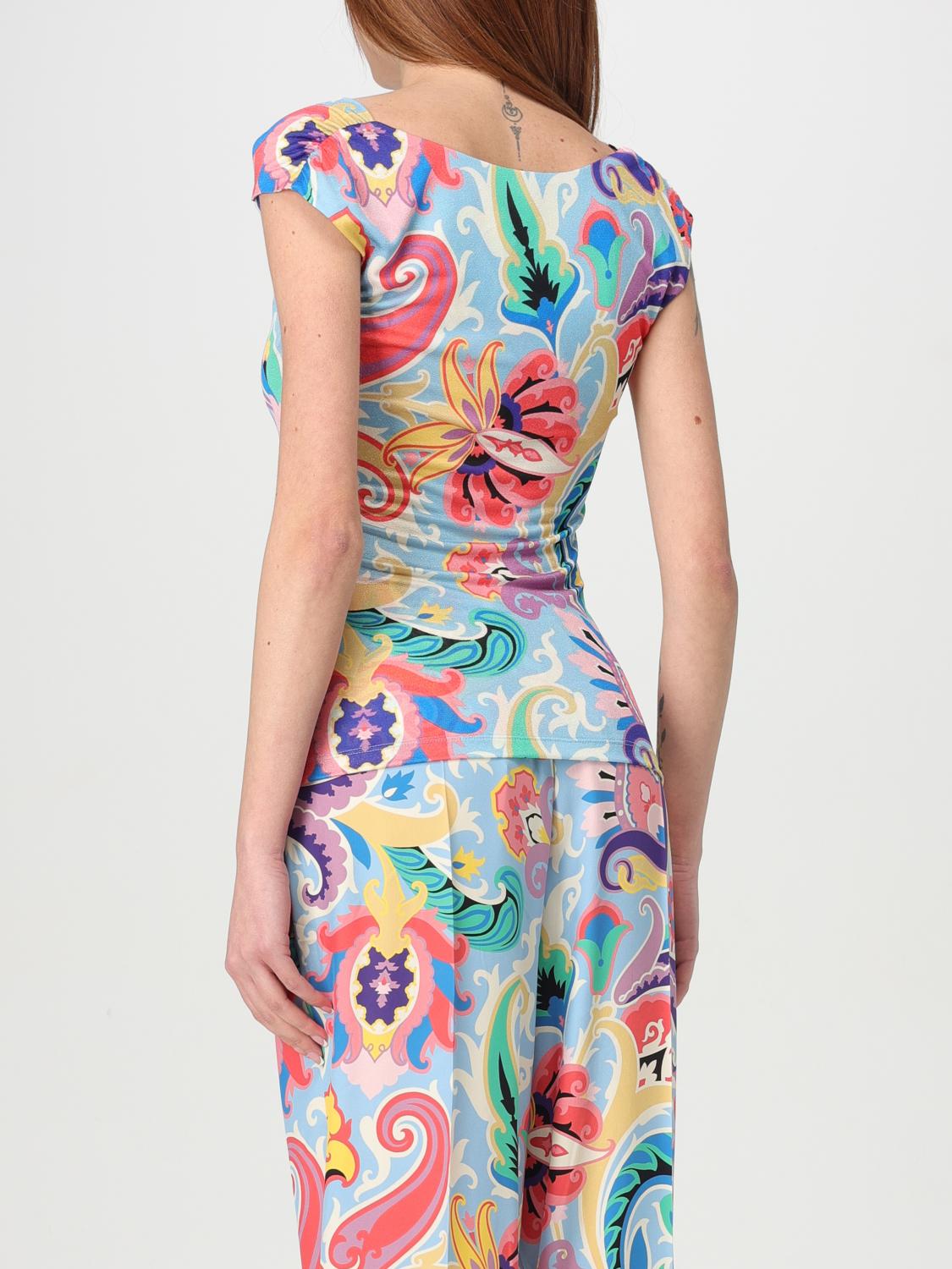 ETRO T-SHIRTS: Canotta Etro in viscosa stampata , Fantasia - Img 3