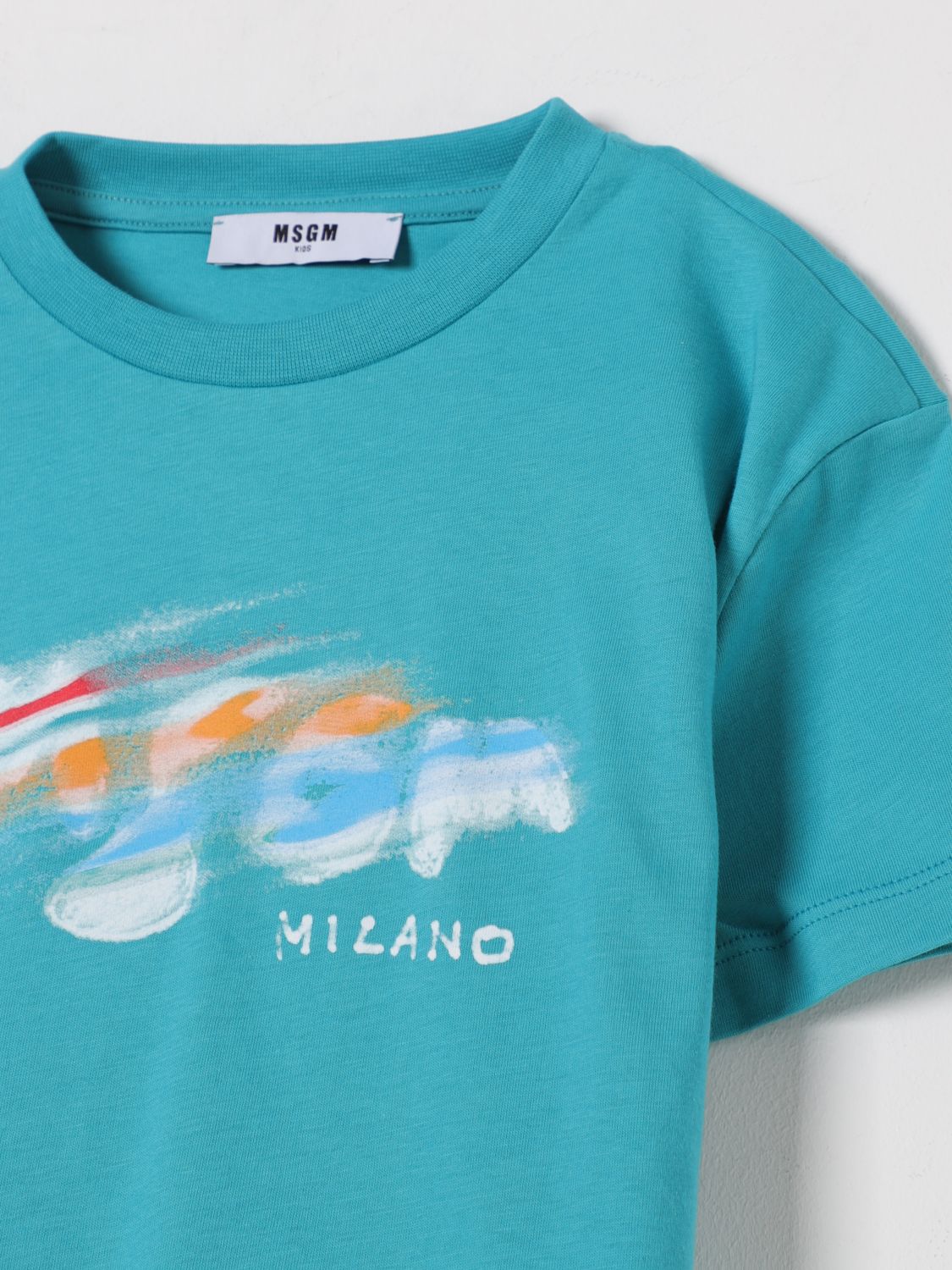 MSGM KIDS T-SHIRT: T-shirt kinder MSGM Kids, Grün - Img 3