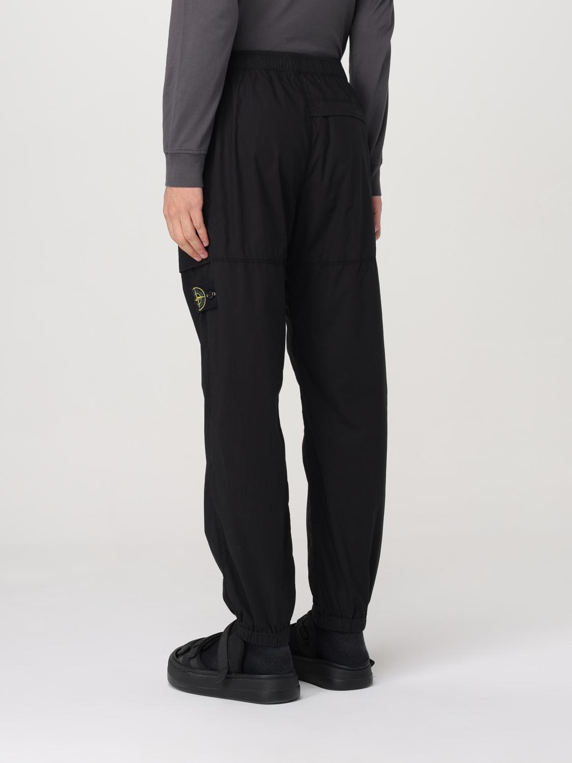 STONE ISLAND PANTALÓN: Pantalón hombre Stone Island, Negro - Img 3