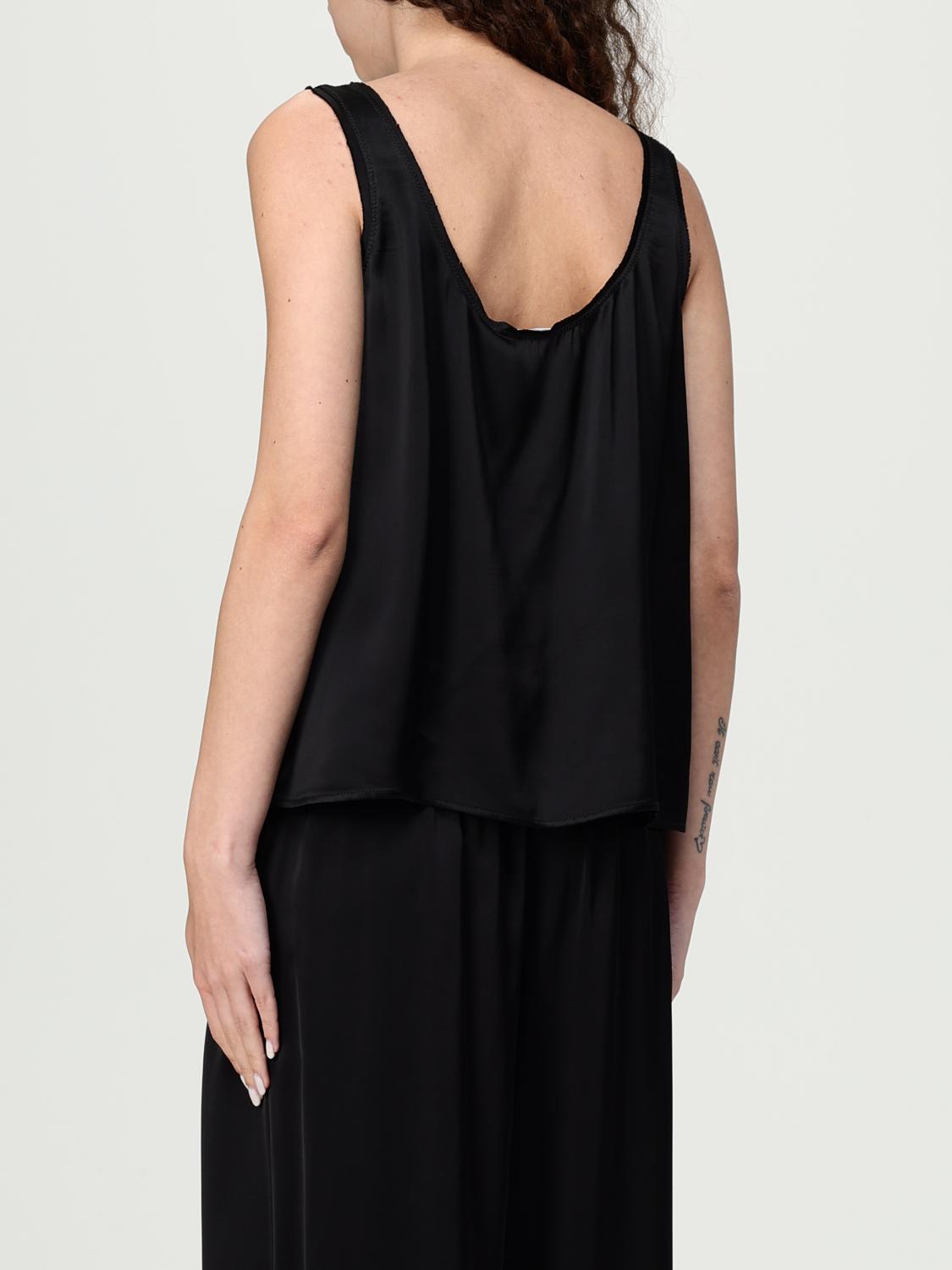 MALIPARMI TOP: Blusa Maliparmi in viscosa , Nero - Img 3