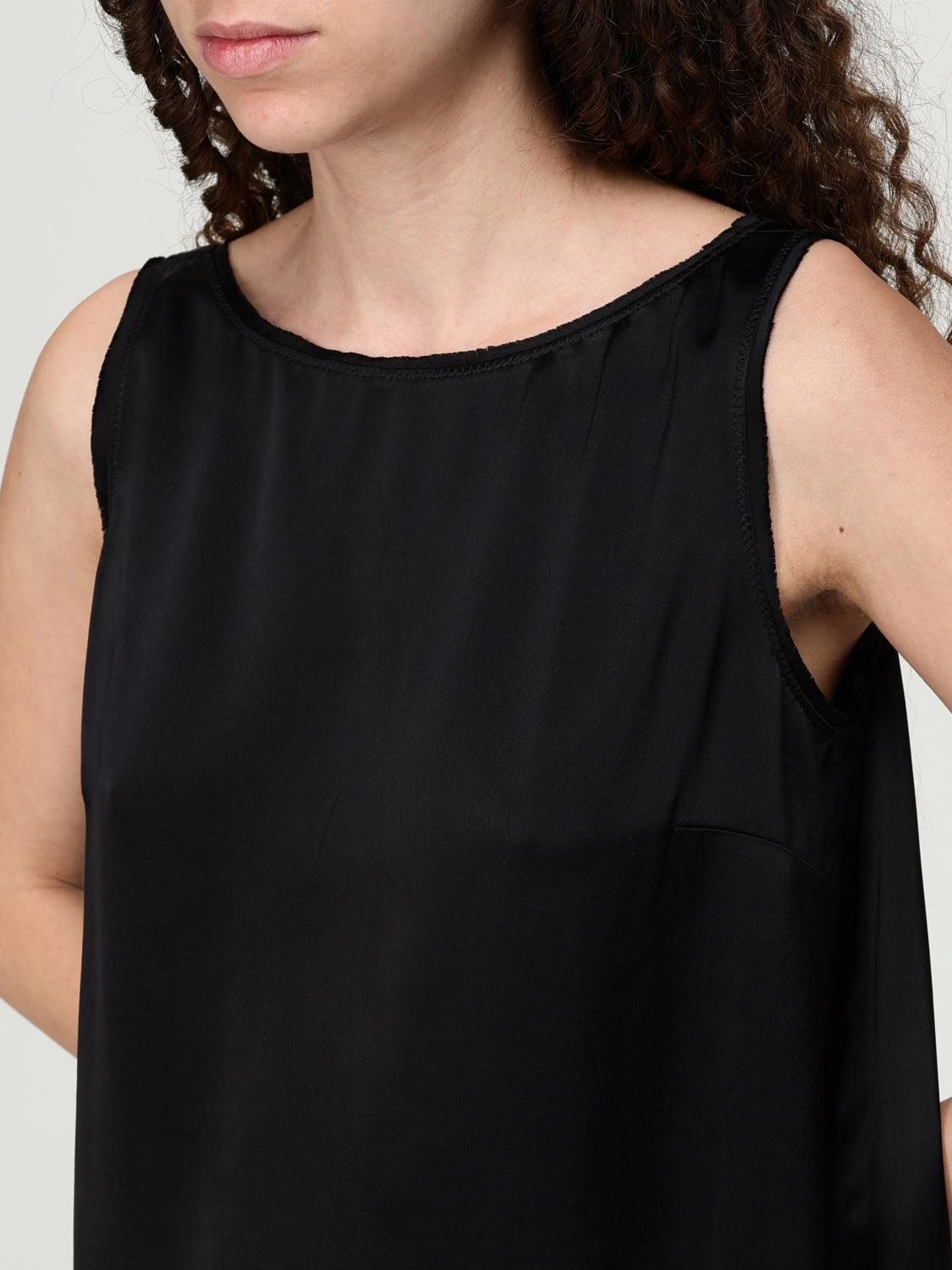 MALIPARMI TOP: Blusa Maliparmi in viscosa , Nero - Img 4
