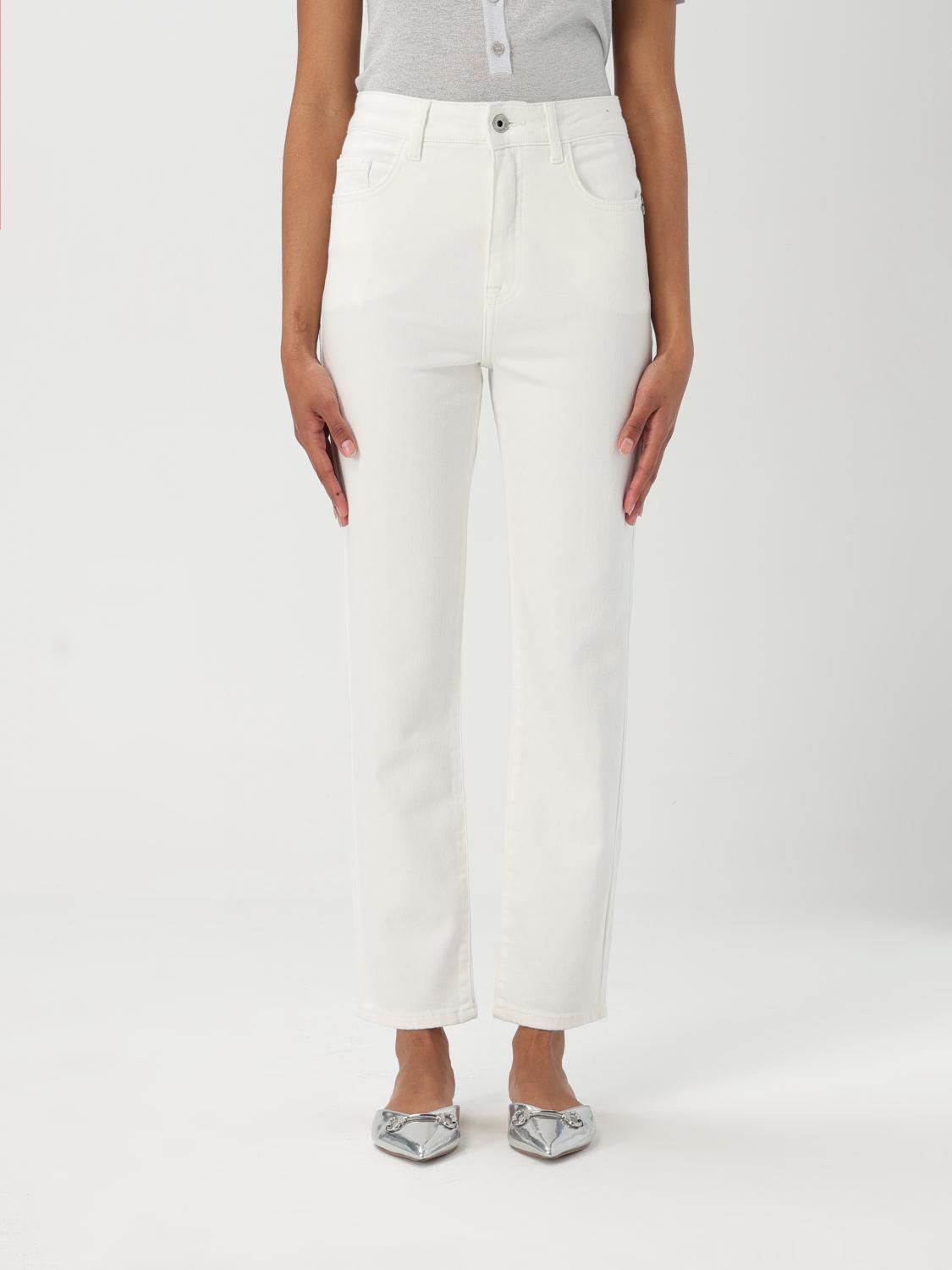 PATRIZIA PEPE JEANS: Jeans woman Patrizia Pepe, White - Img 1