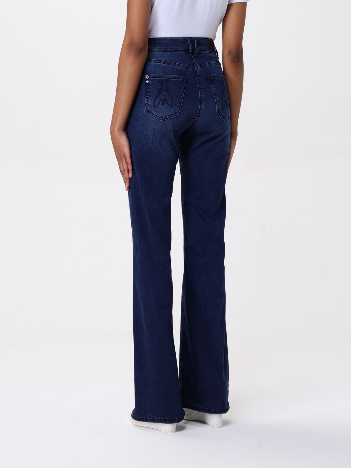 PATRIZIA PEPE PANTS: Pants woman Patrizia Pepe, Denim - Img 2