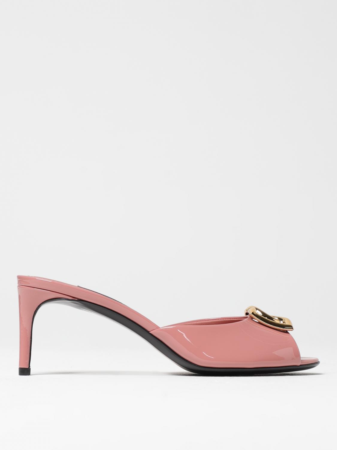 DOLCE & GABBANA HEELED SANDALS: Flat sandals woman Dolce & Gabbana, Pink - Img 1