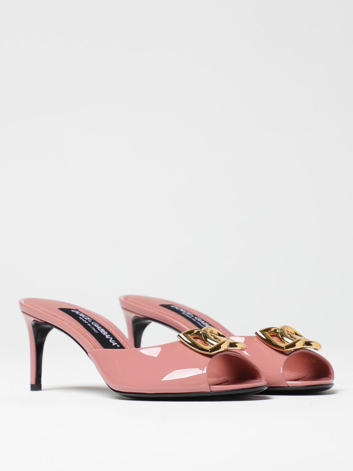 DOLCE & GABBANA HEELED SANDALS: Flat sandals woman Dolce & Gabbana, Pink - Img 2