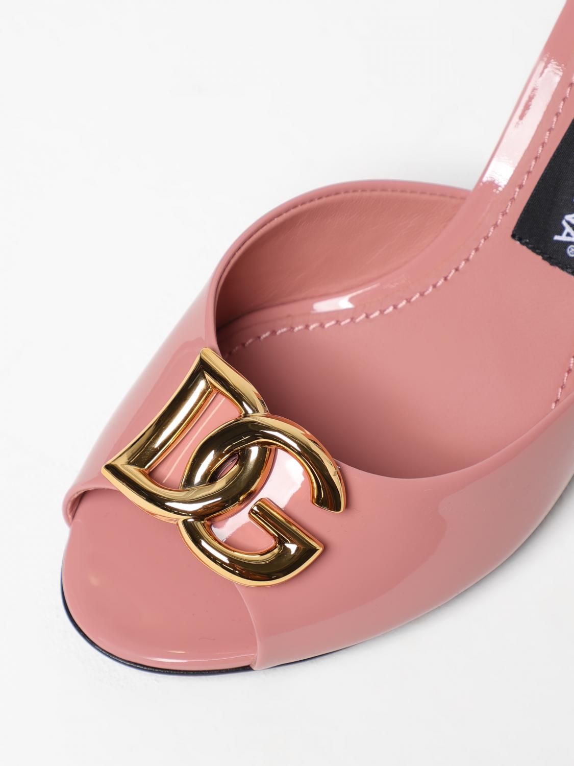 DOLCE & GABBANA HEELED SANDALS: Flat sandals woman Dolce & Gabbana, Pink - Img 4