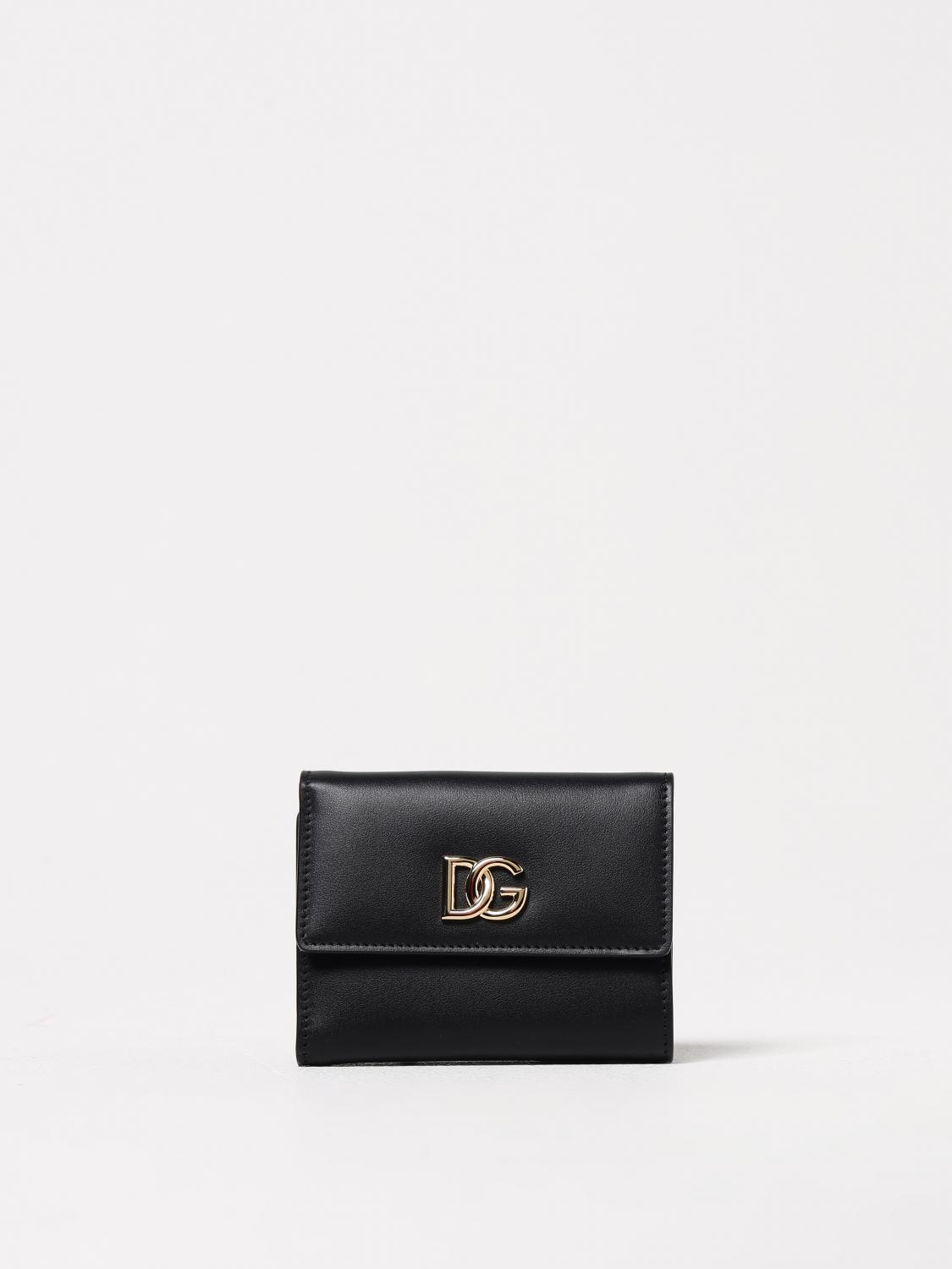 DOLCE & GABBANA CARTERA: Cartera DG Dolce & Gabbana de piel, Negro - Img 1