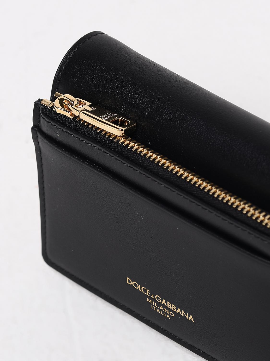 DOLCE & GABBANA CARTERA: Cartera DG Dolce & Gabbana de piel, Negro - Img 4