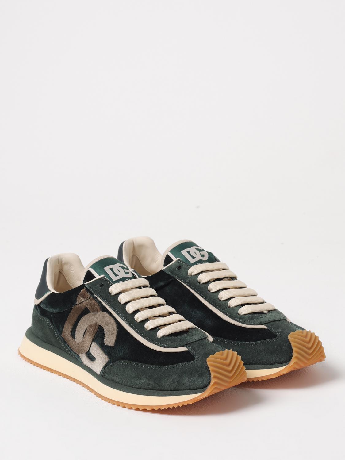 DOLCE & GABBANA BASKETS: Baskets homme Dolce & Gabbana, Vert - Img 2