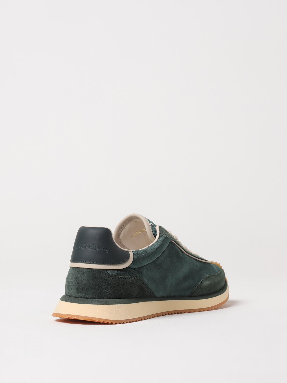 DOLCE & GABBANA BASKETS: Baskets homme Dolce & Gabbana, Vert - Img 3