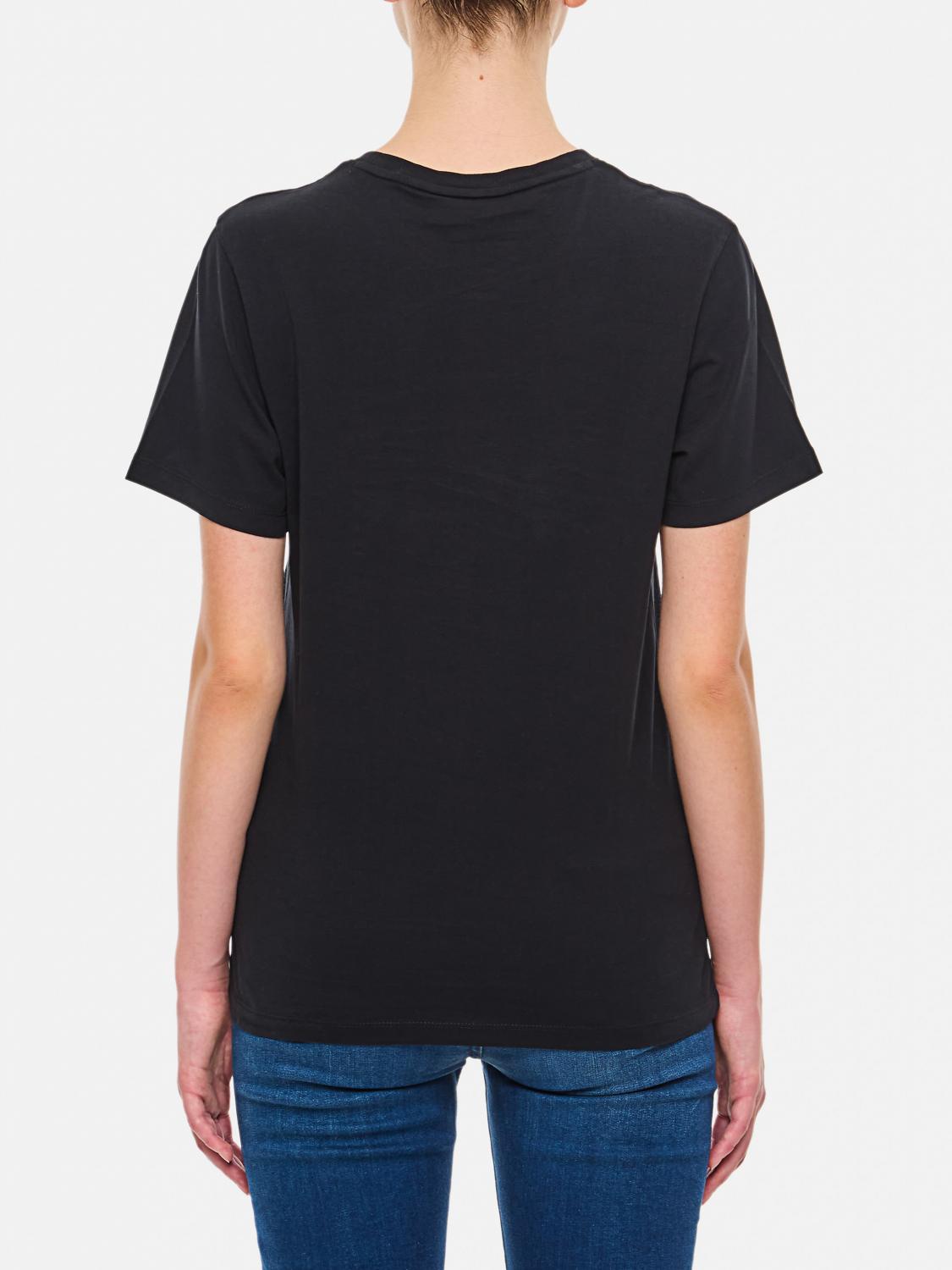 MAISON KITSUNÉ T-SHIRT: T-shirt woman Maison KitsunÉ, Black - Img 3