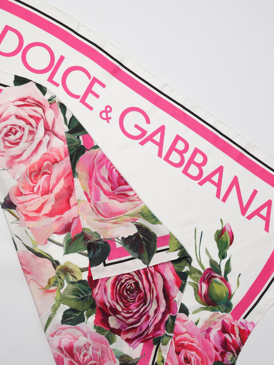 DOLCE & GABBANA ネックスカーフ: スカーフ レディース Dolce & Gabbana, ピンク - Img 3