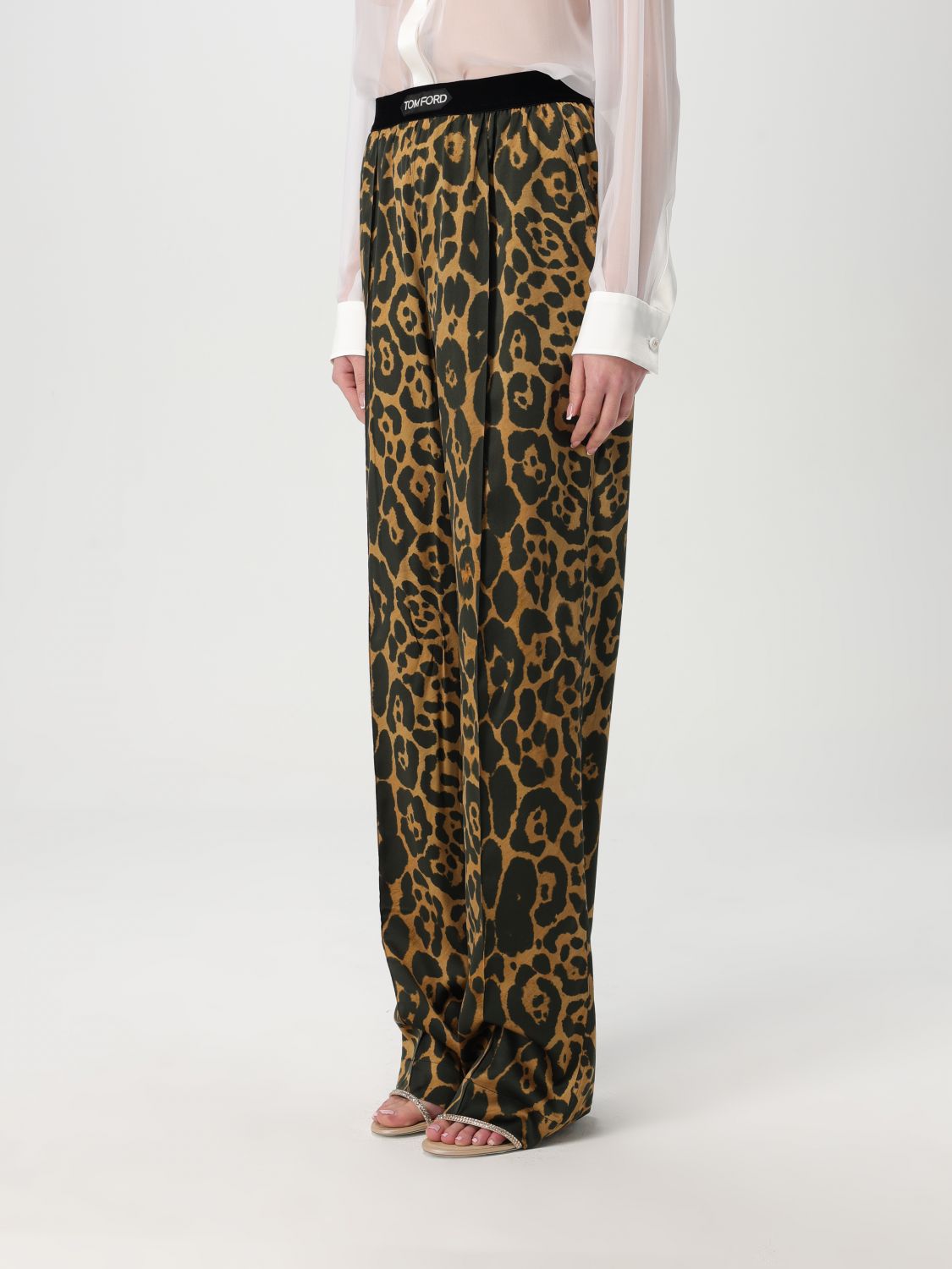 TOM FORD PANTS: Pants woman Tom Ford, Brown - Img 3