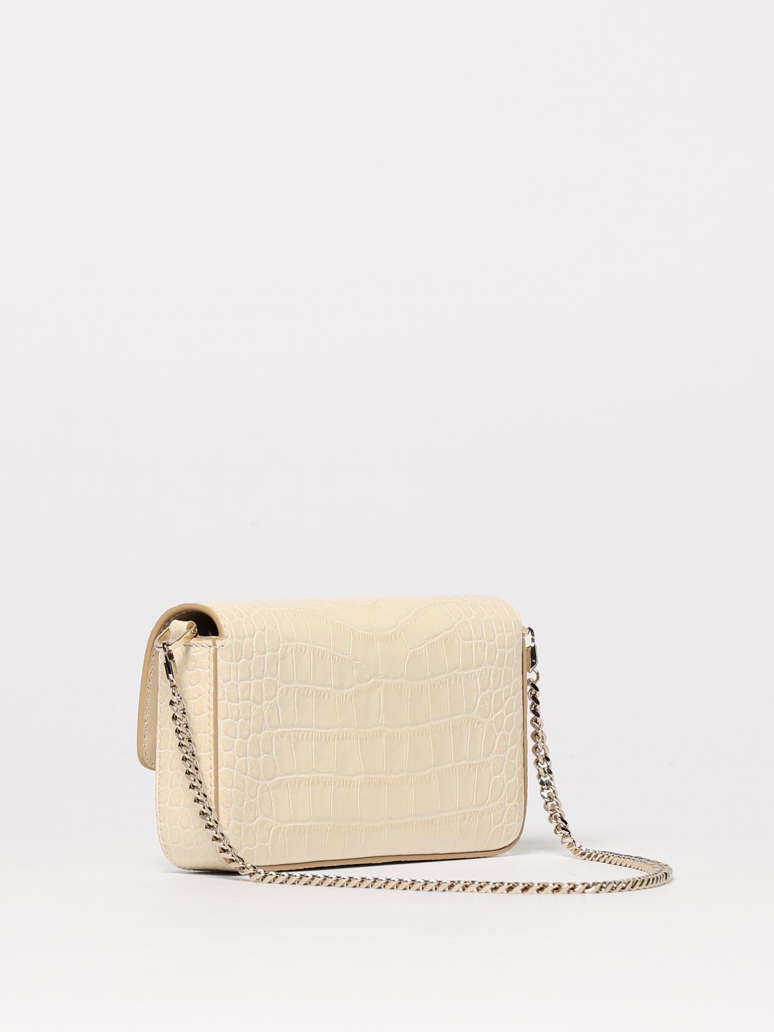 TOM FORD BORSA MINI: Borsa Wallis Mini Tom Ford in pelle stampa cocco , Beige - Img 3
