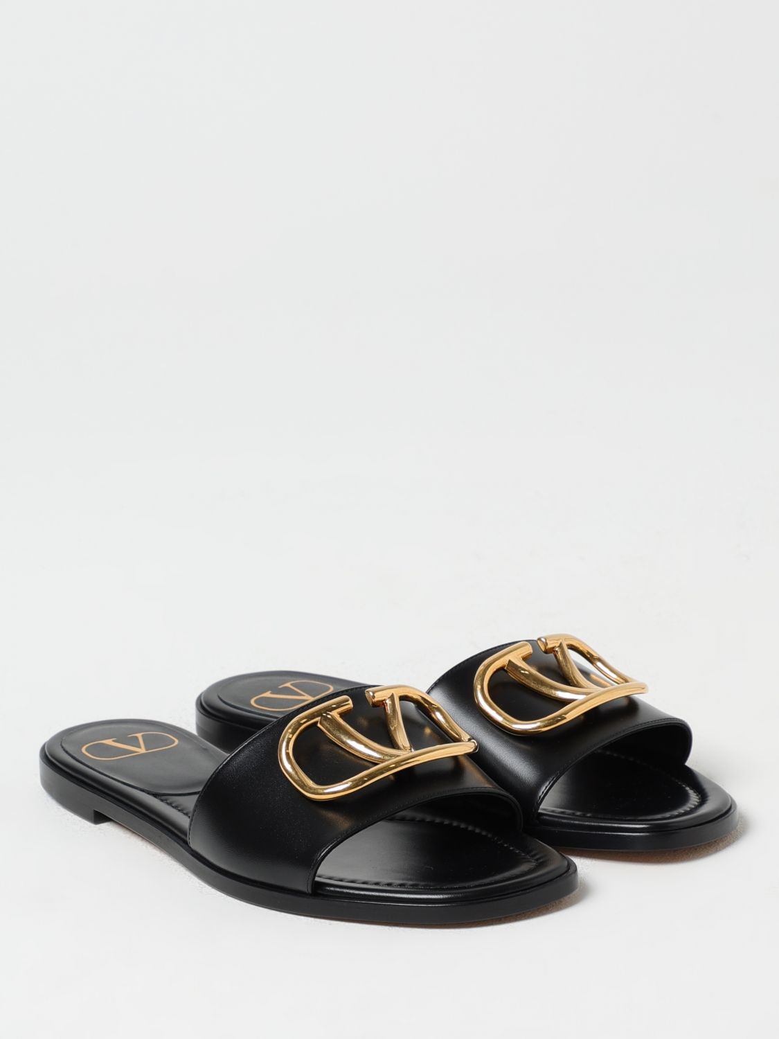 VALENTINO GARAVANI FLAT SANDALS: Shoes woman Valentino Garavani, Black - Img 2