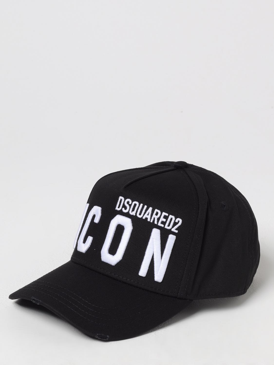 DSQUARED2 HAT: Hat men Dsquared2, White - Img 1