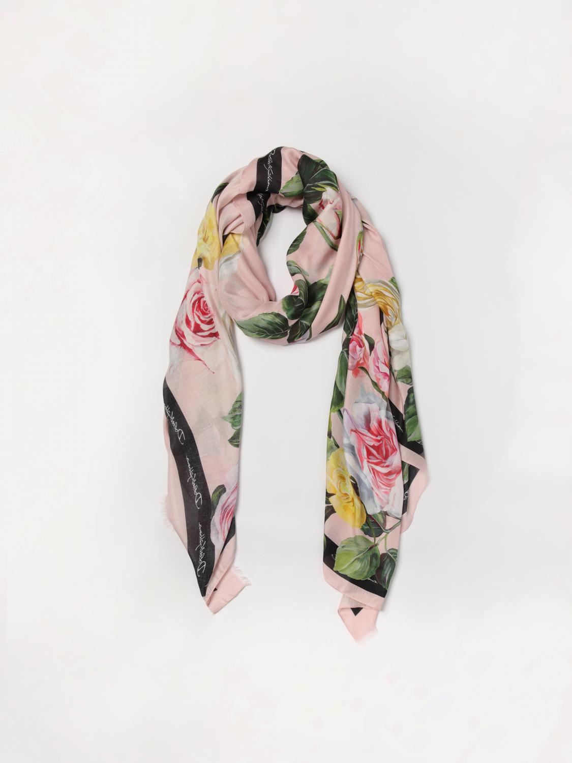 DOLCE & GABBANA SCARF: Scarf woman Dolce & Gabbana, Pink - Img 2