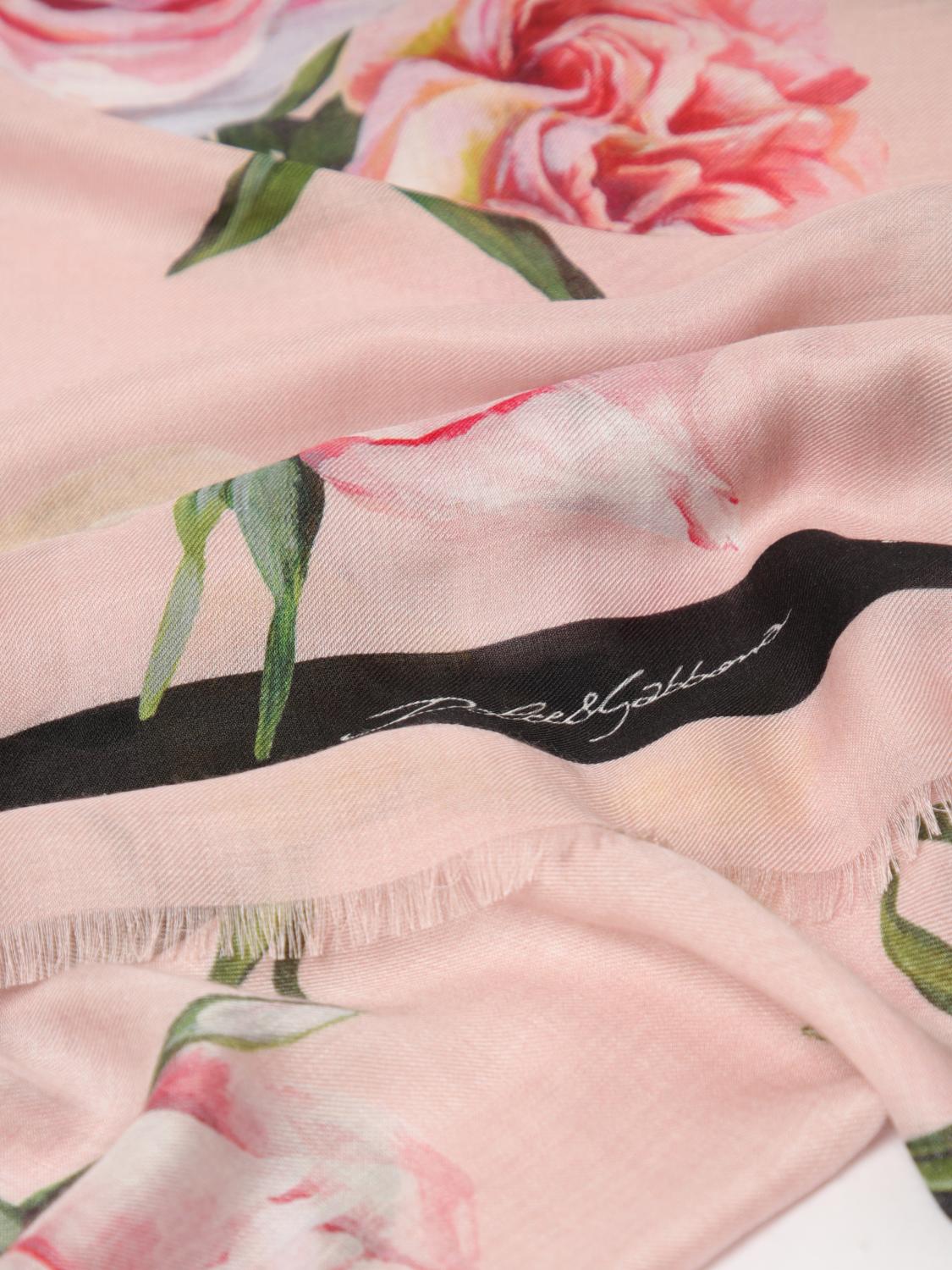 DOLCE & GABBANA SCARF: Scarf woman Dolce & Gabbana, Pink - Img 3