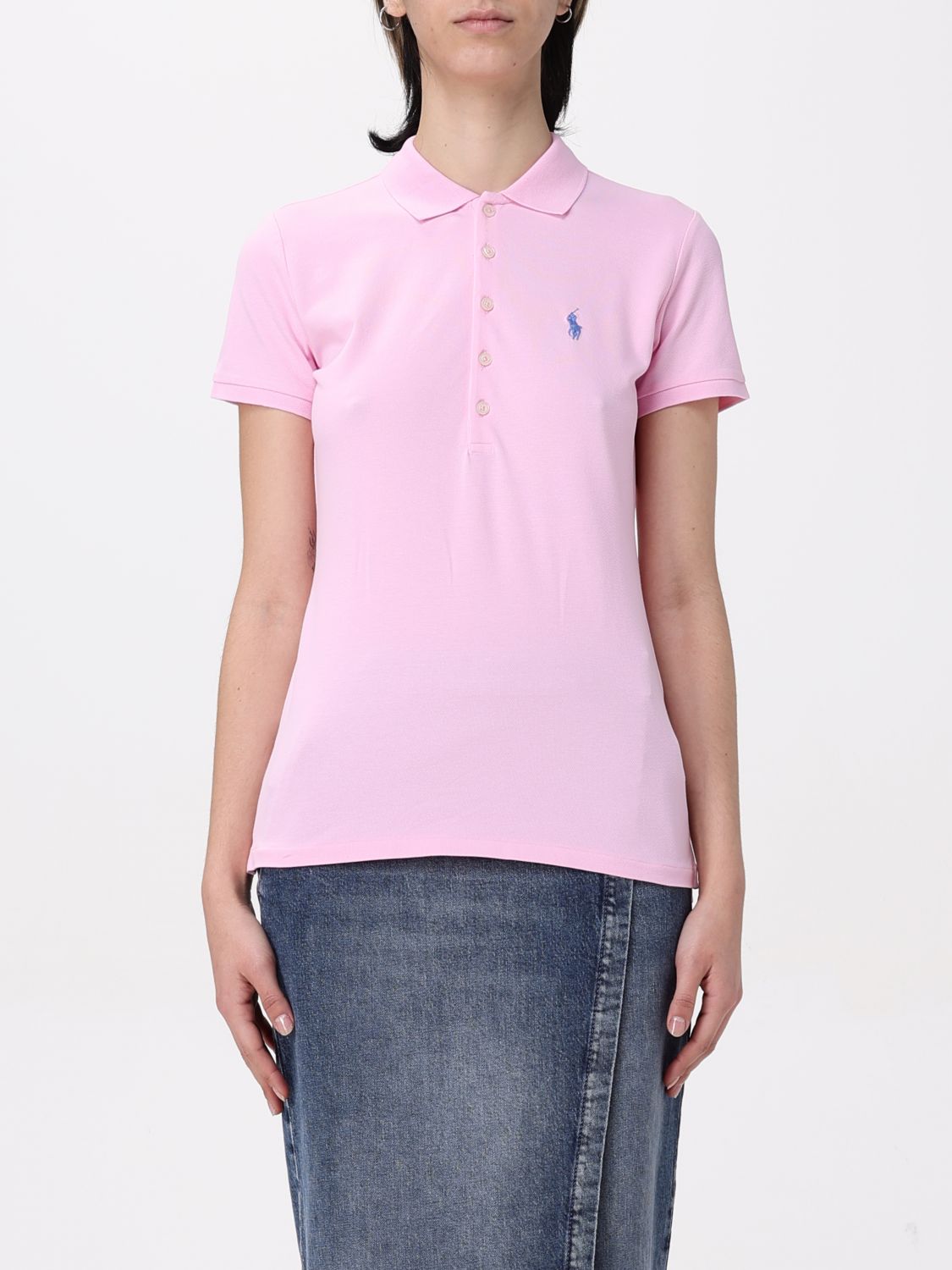 POLO RALPH LAUREN POLO SHIRT: Polo shirt woman Polo Ralph Lauren, Peony - Img 1